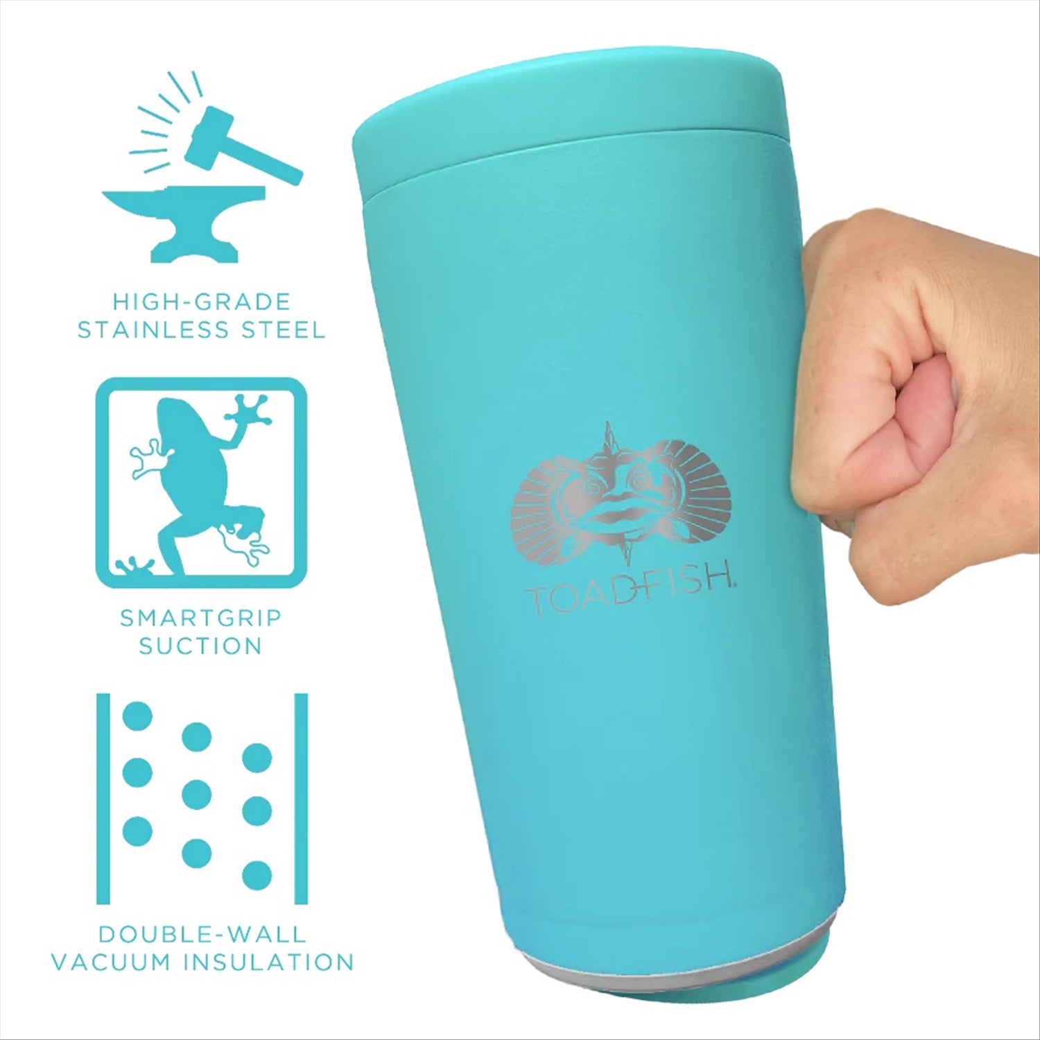 Toadfish Toadfish Universal Non Tipping 12oz Can Cooler 2.0