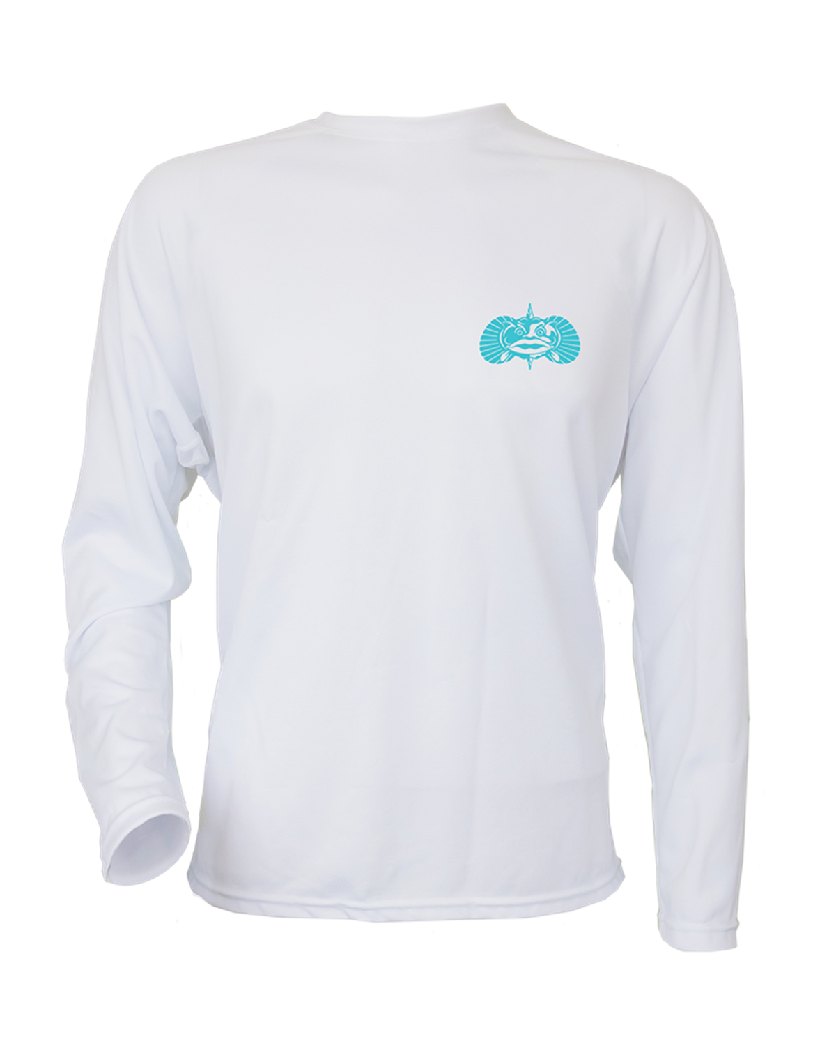 Toadfish Eco-Active Long Sleeve Fishing T Shirt Rash Top - White