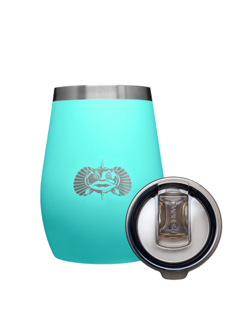 Toadfish Anchor Stainless Steel Teal Non-tipping Cup Holder Fits Most Cups  for sale online